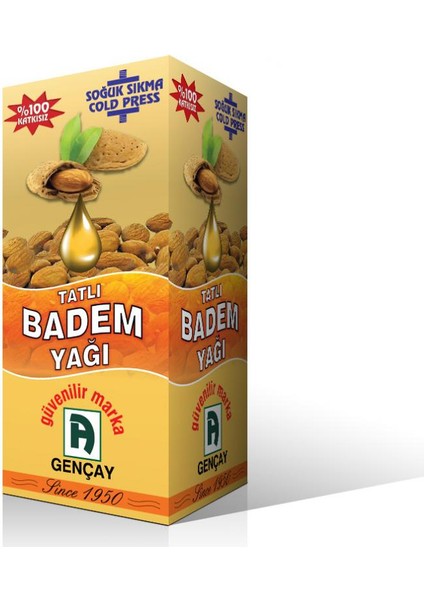 Tatlı Badem Yağı 50 ml. Soğuk Press