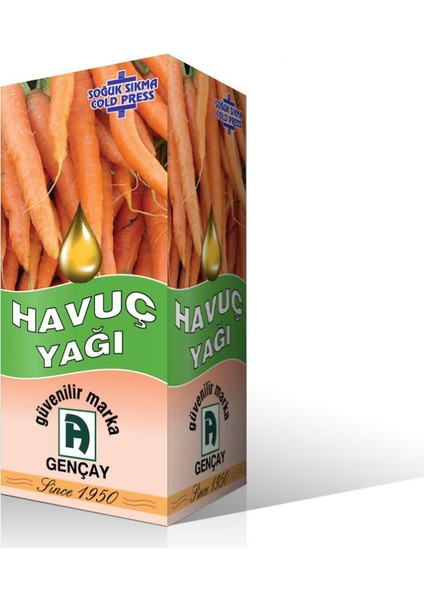 Havuç Yağı 20 ml. Soğuk Press