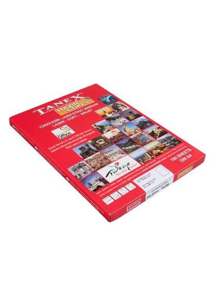 Tw-2022 50X22 Mm Laser Etiket 100 Ad.