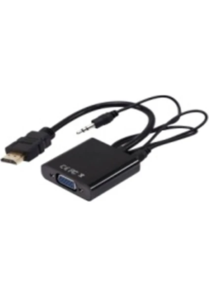 Cg590-B Hdmı To Vga+Ses Çevirici Adaptör