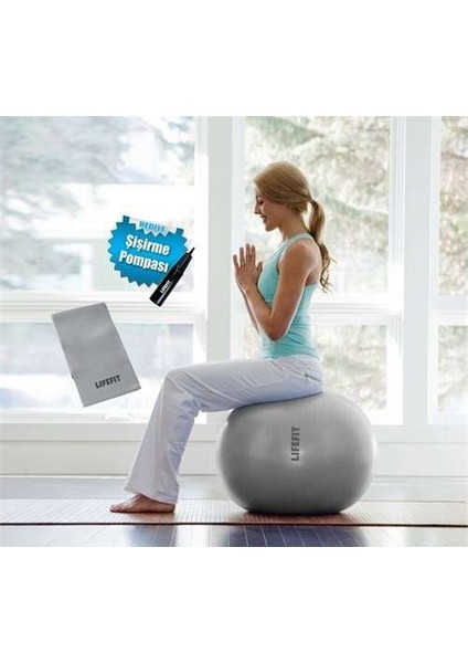 Sps65 Pilates Topu 65Cm+Pilates Bandı+Pompa