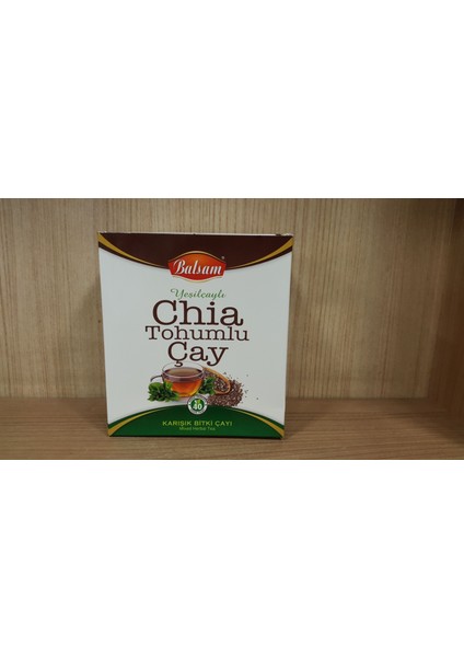 Chia Tohumlu Yeşilçaylı Karışık Bitki Çayı 40'lı