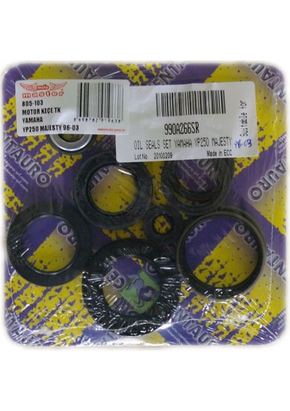 MotoMaster Yamaha YP 250 MAJESTY Motor Keçe Takımı (1996-2003)