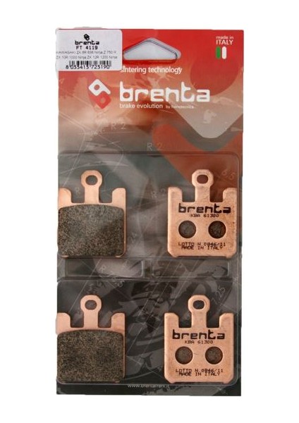 Kawasaki VN 1600 MEAN STREAK Disk Sinter Metal Fren Balata Ön (2005)