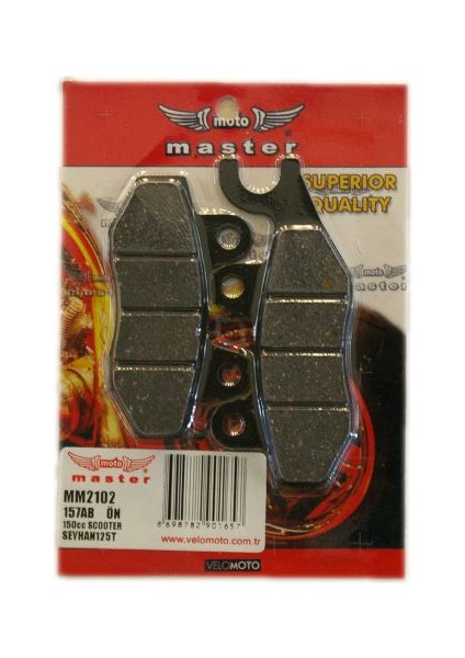 MotoMaster Çin Menşeli 100 CUP Disk Fren Balata Ön (1999-2016)