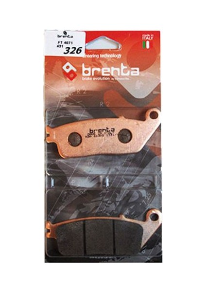 Kymco XCITING 300 i Disk Brenta Sinter Metal Fren Ön Balata (2008-2009)