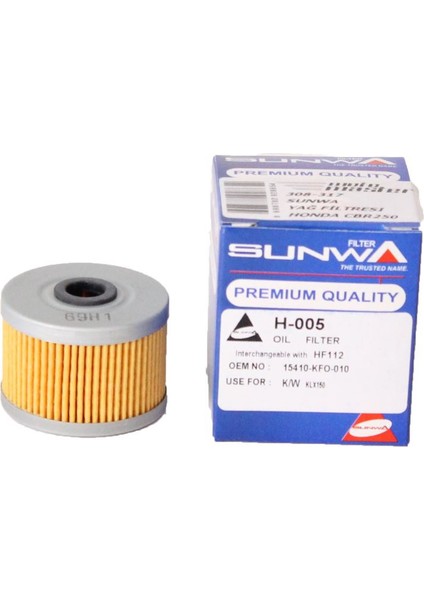 Honda FMX 650 Yağ Filtresi HF112 (2005-2007)