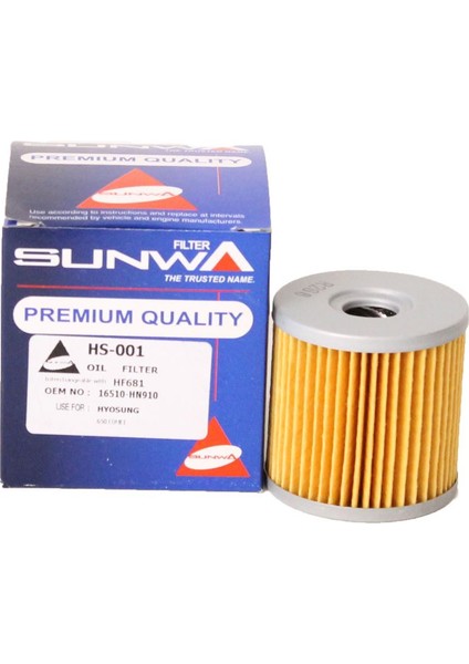 Hyosung AQUILA 650 Yağ Filtresi HF681 (2004)