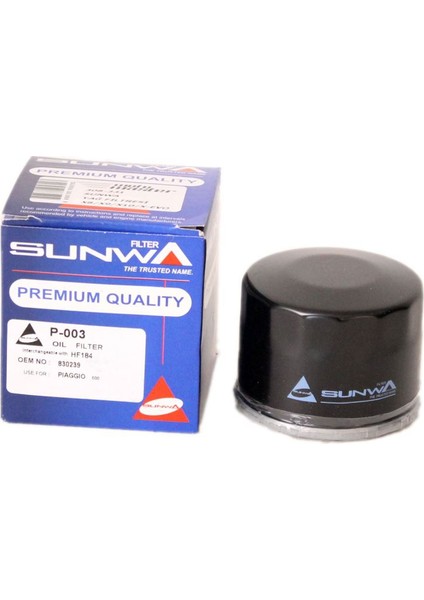 Peugeot SATELIS 500 Yağ Filtresi HF184 (2007)