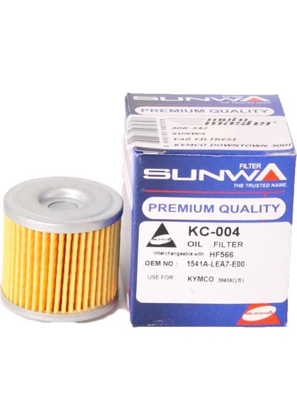 Kymco PEOPLE 125 Yağ Filtresi HF566 (2010-2016)