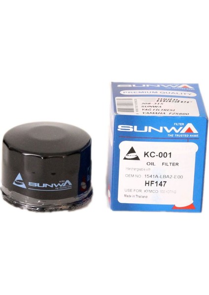 Yamaha YFM 660 RAPTOR Yağ Filtresi HF147 (2001-2005)