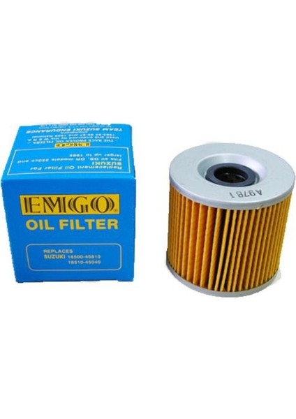 Sunwa Suzuki GS 500 E Yağ Filtresi HF133 (1989-2007)