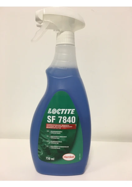 Loctite SF 7840 Temizleyici ve Yağ sökücü – 750 ml. (Konsantre