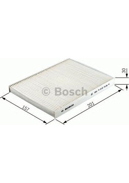 1987432136 Polen Filtresi P207 1.4-1.4Hdı-1.6Hdı-1.4 16V-1.6 16V (06-)- C3 Iı 1.4-1.4Hdı-1.6Hdı (09-)