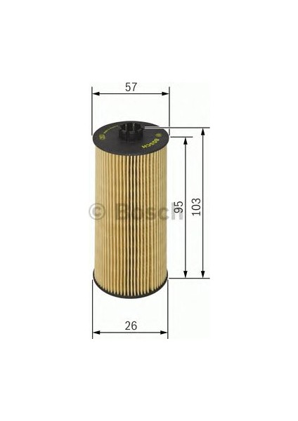 F026407006 Yağ Filtresi Astra G-H-J 1.2-1.4 16V-1.8- Corsa C-D- Zafıra 1.2-1.4- Merıva 1.4-Vectra C 1.8- Zafıra