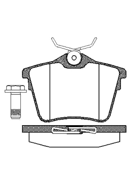 55168 Balata Fren Arka-(Peugeot: 407 2004>>/607 2000>>/Cıtroen: C5 2001>>)
