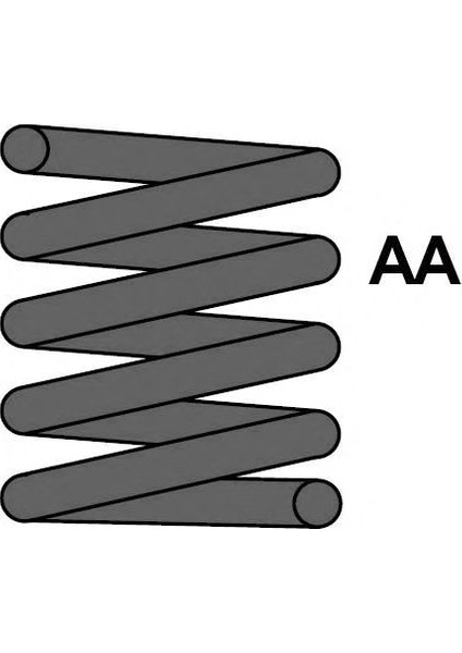 5463025150 Helezon Yayı Ön Accent 2000 Mod