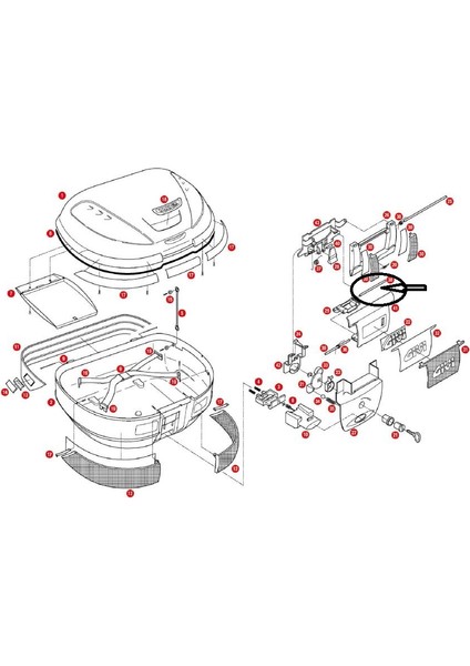 Gıvı Z721r Çanta Pimi 85mm V46-V35-E52-E470-E450-E370-E340-E260-E350-Trk33