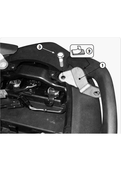 Gıvı Plx447kıt Kawasakı Versys 650 (06-09) Yan Çanta Taşıyıcı Bağlantı Kiti