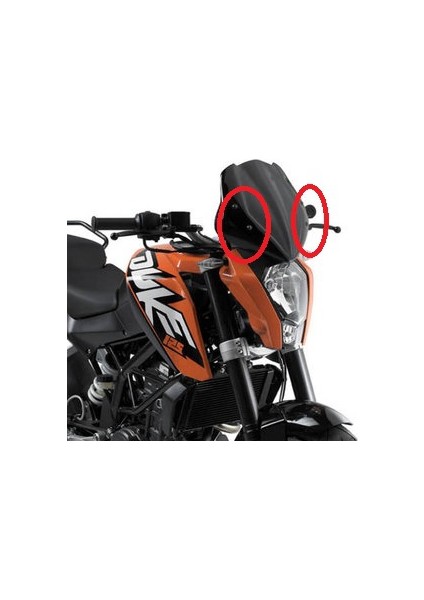 Gıvı A7701a Ktm Duke 125-200-390 (11-16) Rüzgar Siperlik Bağlantısı