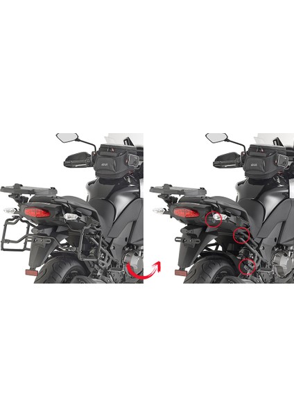 Gıvı Plr4113 Kawasakı Versys 1000 (15-17) Yan Çanta Taşıyıcı
