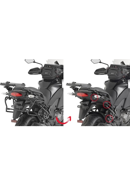 Gıvı Plxr4113 Kawasakı Versys 1000 (15-17) Yan Çanta Taşıyıcı