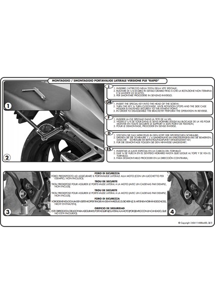 Klr6401 Trıumph Tıger 800 (11-16) Yan Çanta Taşıyıcı