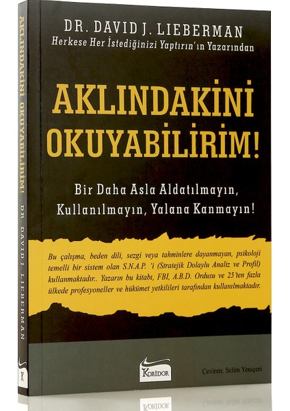 Aklındakini Okuyabilirim! - David J. Lieberman