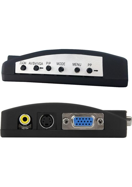 4870 Av Rca to Vga Video Çevirici Dönüştürücü Adaptör