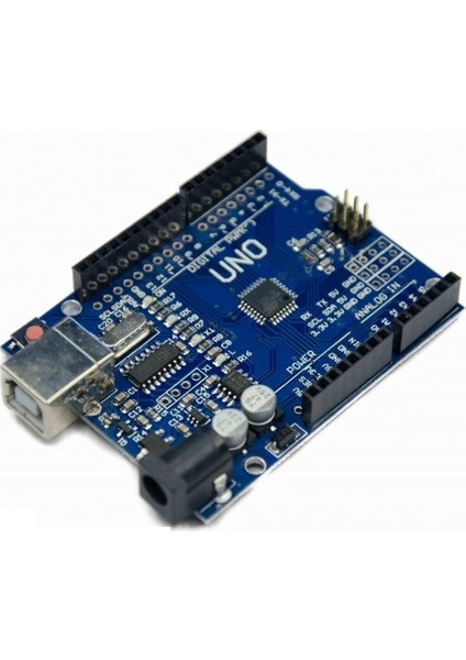 Arduino UNO R3 Yeni Versiyon + Breadboard + Jumper + USB Kablo