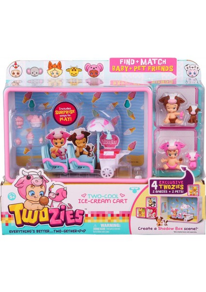 Twozies İkizler Birlikte Eğleniyor İce Cream Car Oyun Seti fiyatları