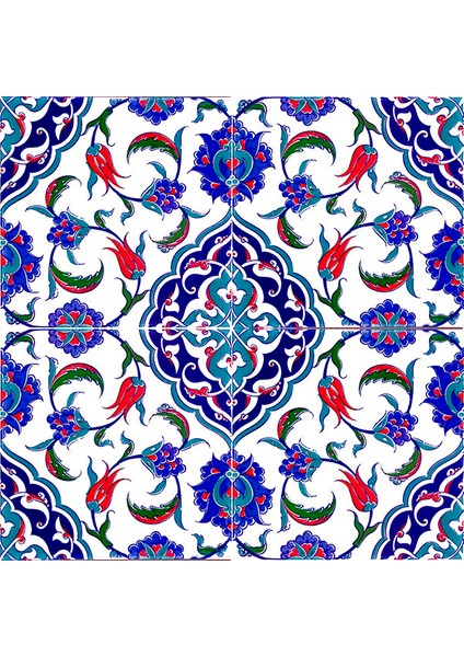 20x20 Cm Ac 44 Osmanlı İznik Desen Kütahya Çini Karo fiyatları