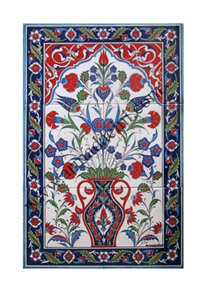 40x60 Cm ED 511 Saksılı El dekoru Çini Pano fiyatları