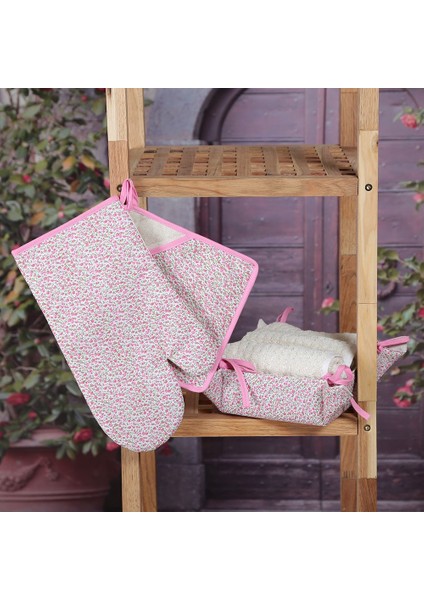 3'lü Set Ekmek Sepeti+Eldiven+Tutaç 13