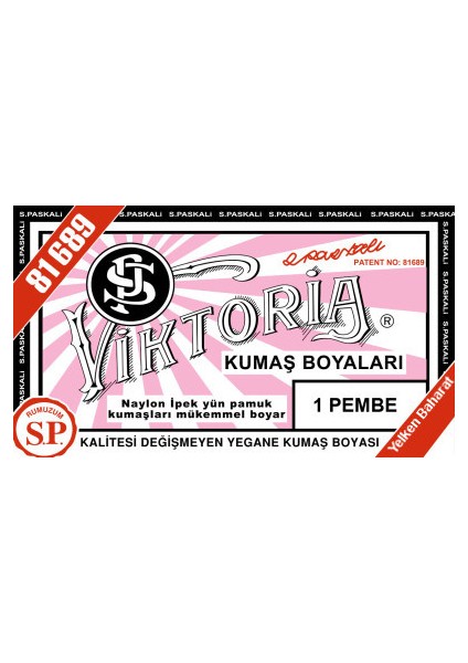 Kumaş Boyası Pembe