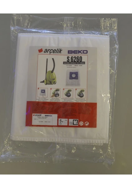 Beko-Arçelik S 6260 Toz Torbası