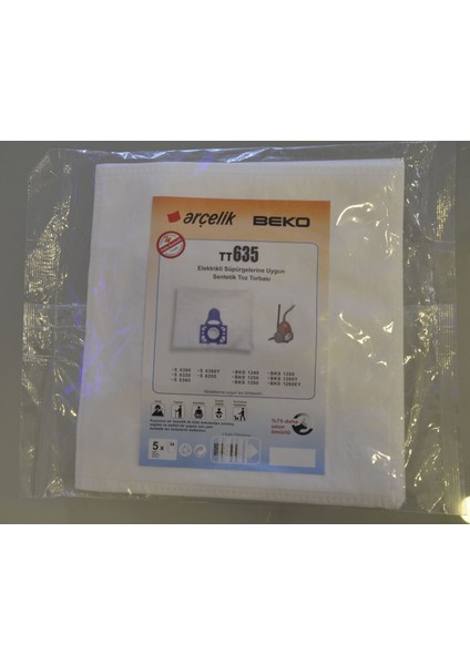 Beko Arçelik Tt635 Toz Torbası