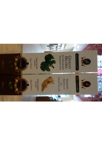 Gingko Biloba ve Ginseng Sıvı Ekstraktı 250 + 250 ml
