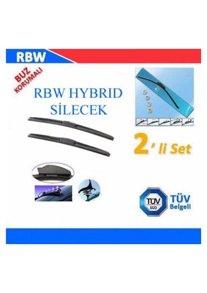 Rbw Hybrid Hyundai İ20 2008 Ve Sonrası  Ön Silecek Tk.