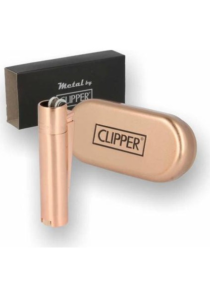 Clipper Metal Çakmak Rose Mat