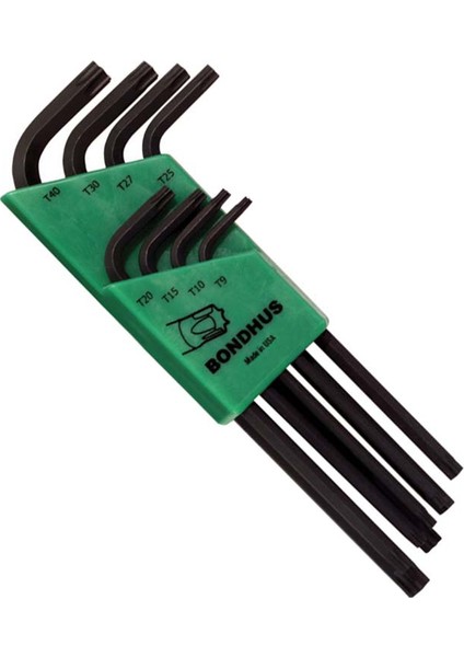 31834 L Tip Uzun Boy Torx Anahtar Seti Proguard İzole 8 Parça