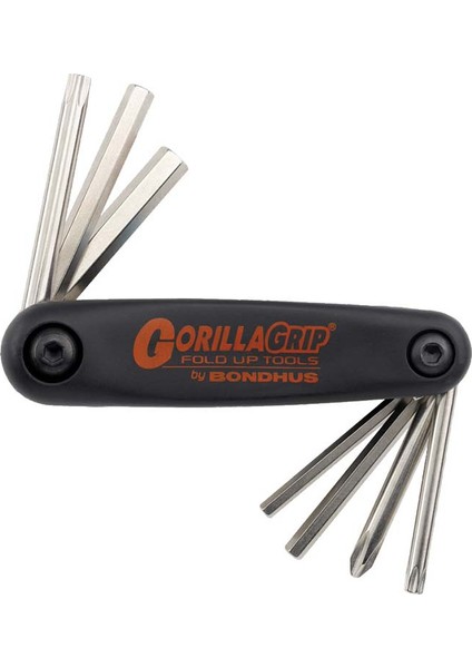 12531 Hawg Buddy Gorillagrip Katlanır Tip Motorsiklet Anahtarı Proguard İzole 7 Parça