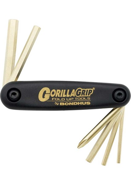 12594 Cycle Buddy Gorillagrip Katlanır Tip Motorsiklet Anahtarı Proguard İzole 6 Parça