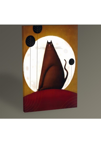 Black Cat Tablo 30 x 20 cm