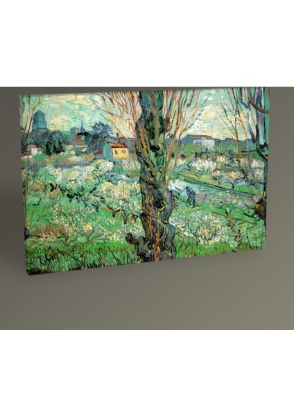 Vincent Van Gogh-Blick Auf Aries 1889 Tablo 30 x 20 cm