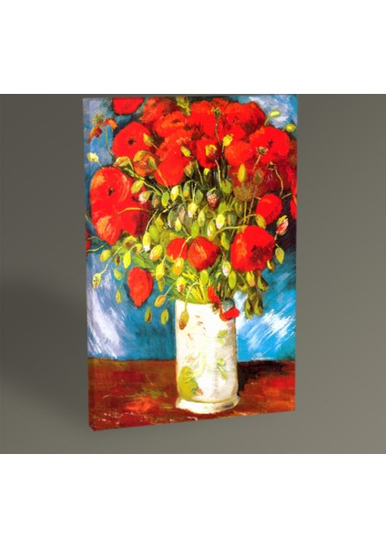 Vincent Van Gogh-Poppies 1886 Tablo 30 x 20 cm