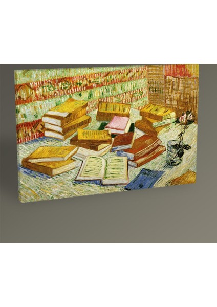 Vincent Van Gogh Fransız Romanları Tablo 30 x 20 cm