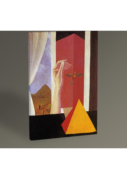 Rene Magritte The Window Tablo 30 x 20 cm