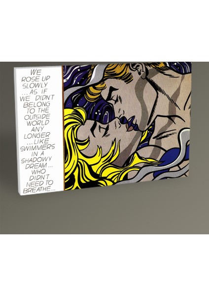 Roy Lichtenstein We Rose Up Slowly Tablo 30 x 20 cm