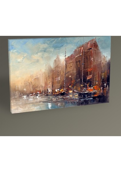 Soyut Şehir Tablo 30 x 20 cm
